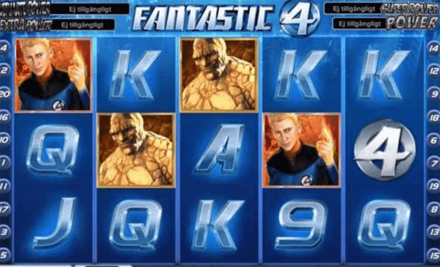 Фантастическая 4 игровой автомат. 